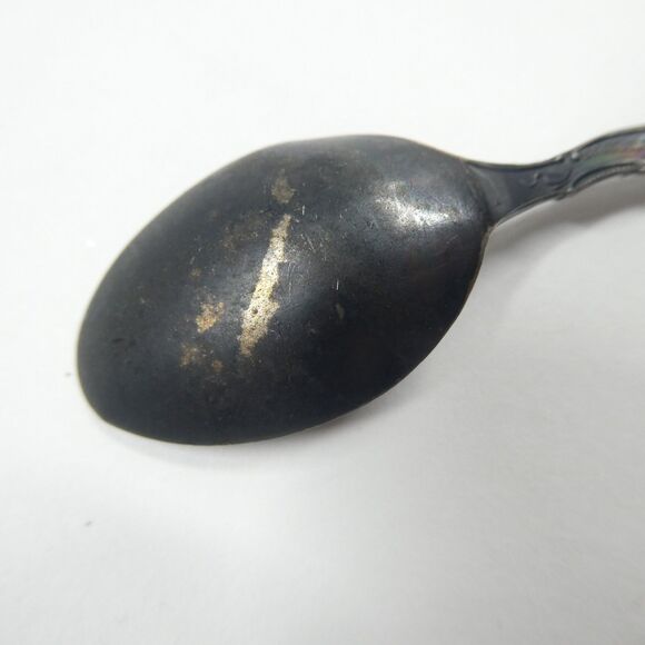 San Gabriel Mission Pasadena California 1902 Sterling Silver Souvenir Spoon 4" - Picture 9 of 12